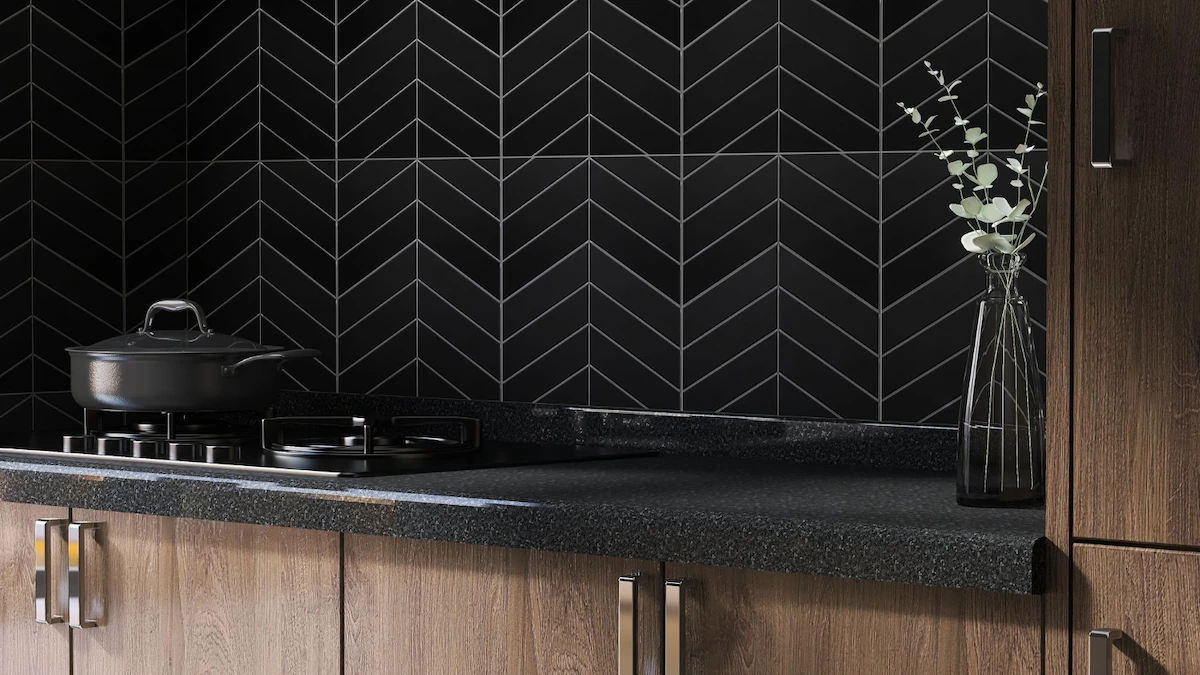 Minimalist-Patterned Backsplash Wall Tiles